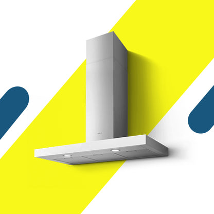 شفاط مطبخ مسطح اليكا – 90 سم – قوة شفط 1000 م³/ساعة – ستانلس ستيل - موديل - ELICA JOY