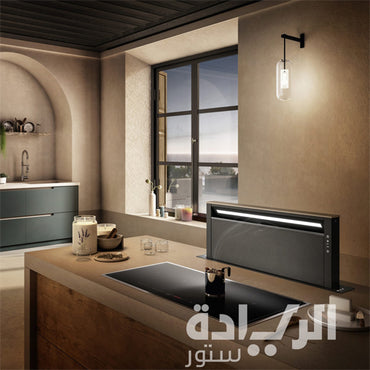 شفاط مطبخ اليكا بلت إن 90 سم – تحكم تاتش + جوال – قوة شفط 950 م³/س – أسود - موديل - ELICA GETUP