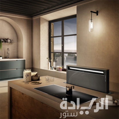 شفاط مطبخ اليكا بلت إن 90 سم – تحكم تاتش + جوال – قوة شفط 950 م³/س – أسود - موديل - ELICA GETUP