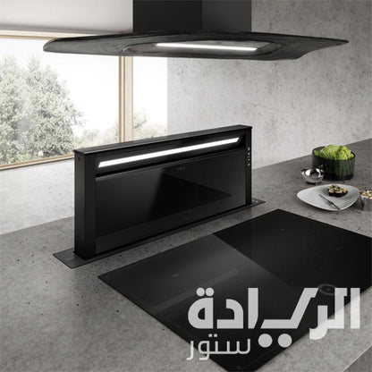 شفاط مطبخ اليكا بلت إن 90 سم – تحكم تاتش + جوال – قوة شفط 950 م³/س – أسود - موديل - ELICA GETUP