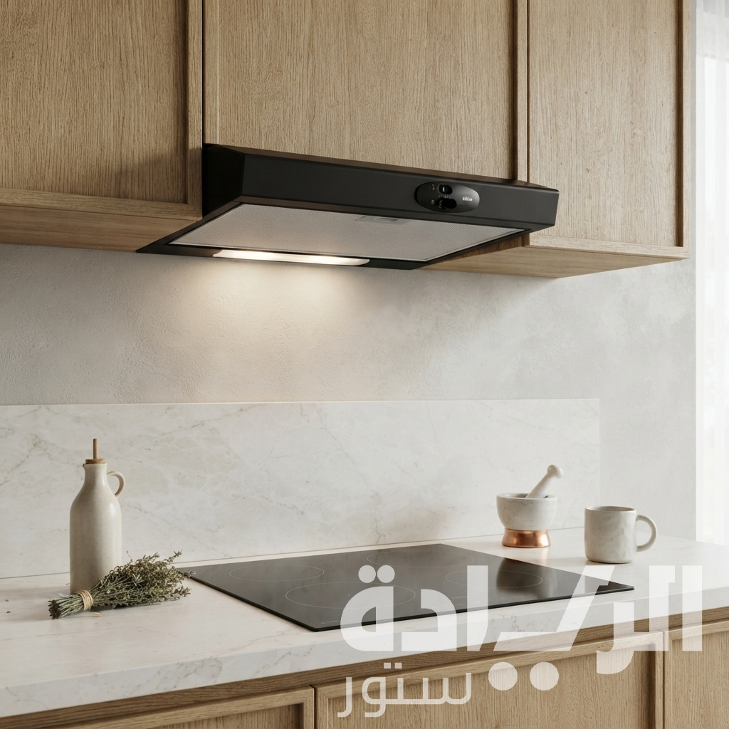 Elica Krea Flat Kitchen Hood – 60 cm Flat – Suction Power up to 450 m3/h – Black - Model - ELICA KREA BLACK