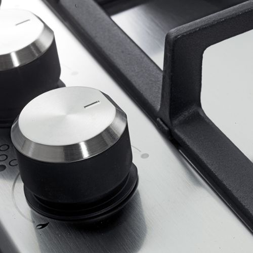 مسطح غاز بلت إن البا، 5 شعلة، استانلس، 75 سم، إشعال ذاتي، عين ثلاثية - موديل - ELIO75-545