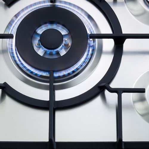 مسطح غاز بلت إن إلبا 90 سم – 5 شعلات – ستانلس ستيل – شعلة ووك – إشعال إلكتروني – موديل – ELIO95-545