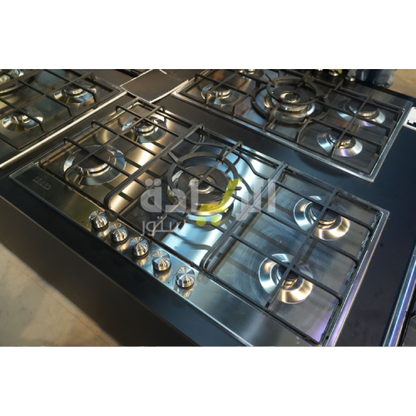 بوتاجاز بلت إن إلبا غاز – 5 عيون – 90 سم – ستانلس ستيل – موديل - ELIO95-545L