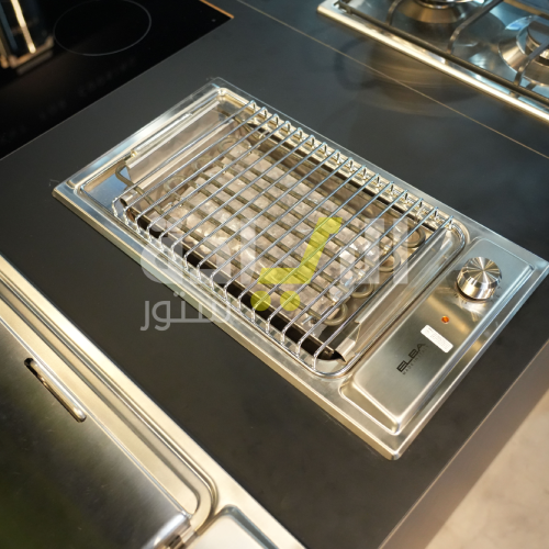 شواية بلت إن كهربائية بالفحم إلبا EN30-700XD - ستانلس ستيل، 30 سم