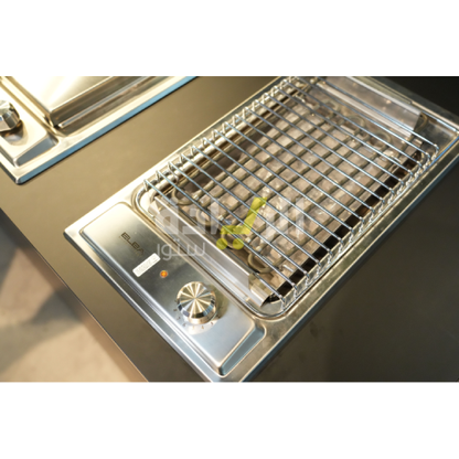 شواية بلت إن كهربائية بالفحم إلبا EN30-700XD - ستانلس ستيل، 30 سم