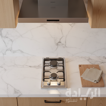 بوتاجاز بلت إن إلبا غاز – 2 شعلة – 30 سم – ستانلس ستيل – إشعال ذاتي – موديل - EN35-200XD