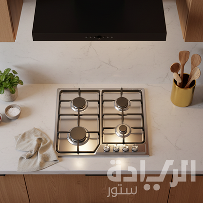 بوتاجاز بلت إن غاز 4 عيون 60 سم من إلبا - موديل - ENF60-444XD