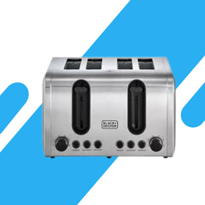 توستر ستانلس ستيل بقوة 2100 واط من بلاك اند ديكر موديل ET444