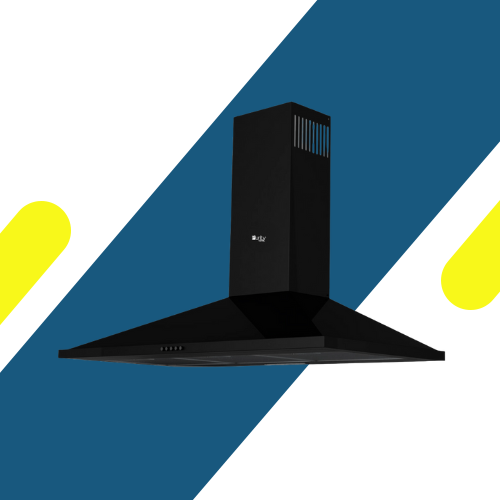 شفاط مطبخ هرمي بيورتي 60 سم مزود بفلتر كربون – قوة شفط 650 م³/ساعة – موديل – ETO BL 60 CM