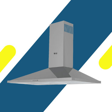 شفاط مطبخ هرمي بيورتي مقاس 60 سم – قوة شفط 1000 م³/ساعة – لون أسود - موديل – ETO PRO PLUS X 60 CM