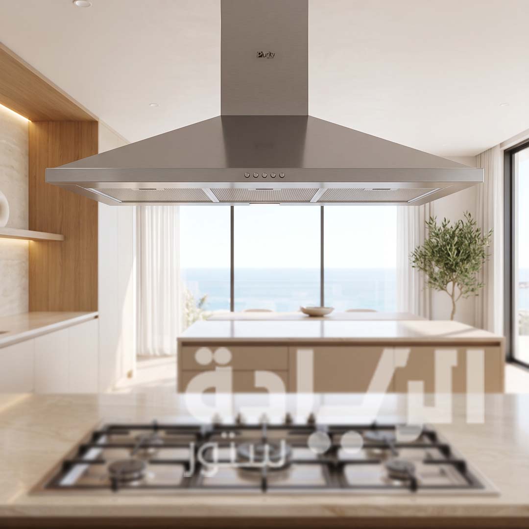 Purity Pyramid Kitchen Hood – 90 cm width, 1000 m³/h suction power - Model - ETO PRO PLUS X