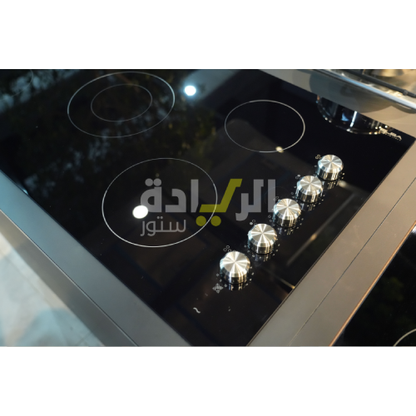 بوتاجاز كهرباء بلت إن إلبا – 90 سم – 5 شعلات – سطح زجاج سيراميك – تصميم عصري - موديل - EVC915SK