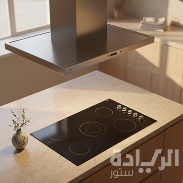 بوتاجاز كهرباء بلت إن إلبا – 90 سم – 5 شعلات – سطح زجاج سيراميك – تصميم عصري - موديل - EVC915SK