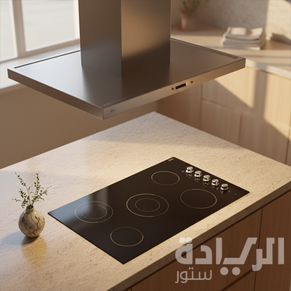بوتاجاز كهرباء بلت إن إلبا – 90 سم – 5 شعلات – سطح زجاج سيراميك – تصميم عصري - موديل - EVC915SK