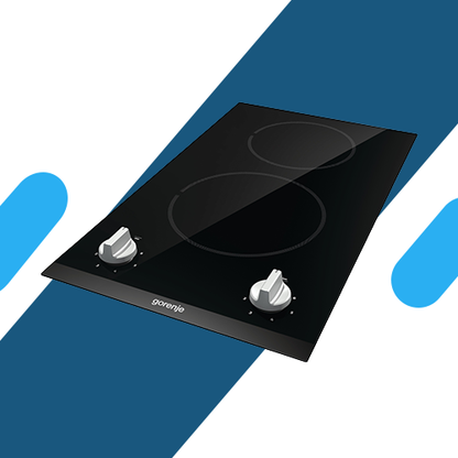 مسطح كهرباء بلت إن جورينيا 30 سم سيراميك زجاجي – 2 شعلة وتحكم أمامي – موديل – EC321BCSC