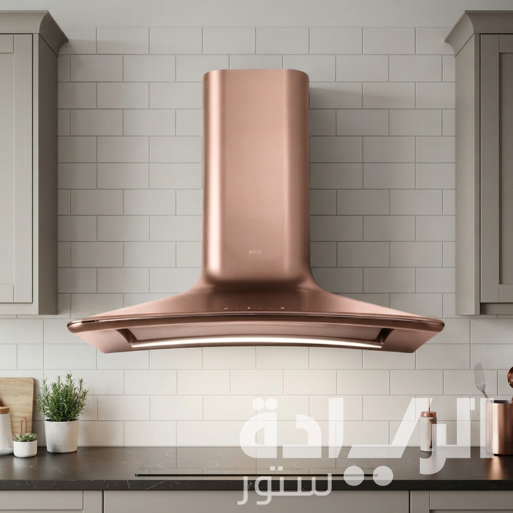 Elica Sweet Copper Chimney Glass Cooker Hood - Made in Italy - 85 cm - 900 m³/h Suction Power