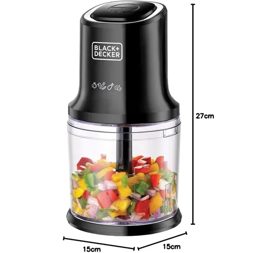 مفرمة خضروات - بسعة إجمالية 900 مل 500 وات من بلاك اند ديكر موديل FC500