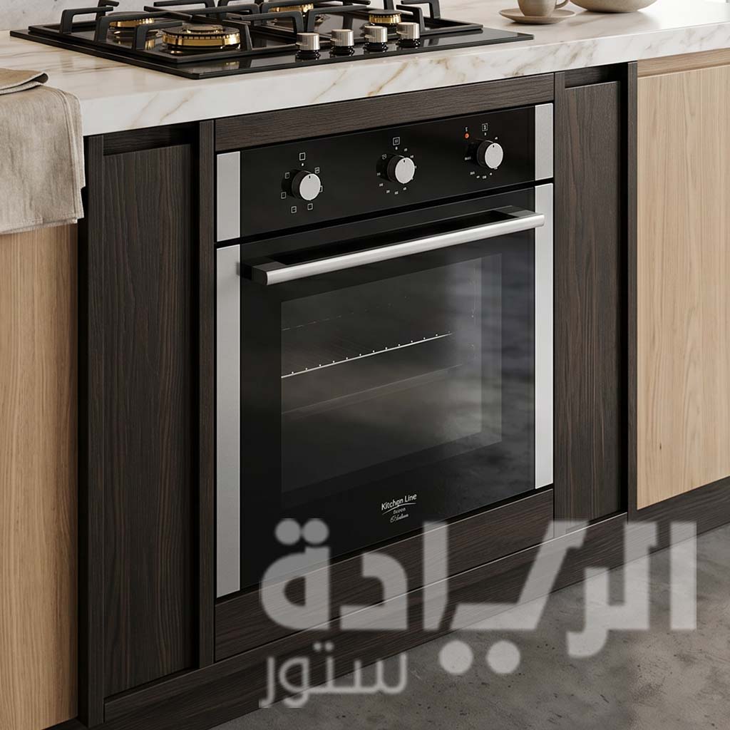 فرن كهربائي بلت إن كيتشن لاين 60 سم – سعة 66 لتر – استيل كامل – 6 وظائف طهي – باب زجاج وسيخ دوار – موديل – FE6V063AGD.DTFF.E