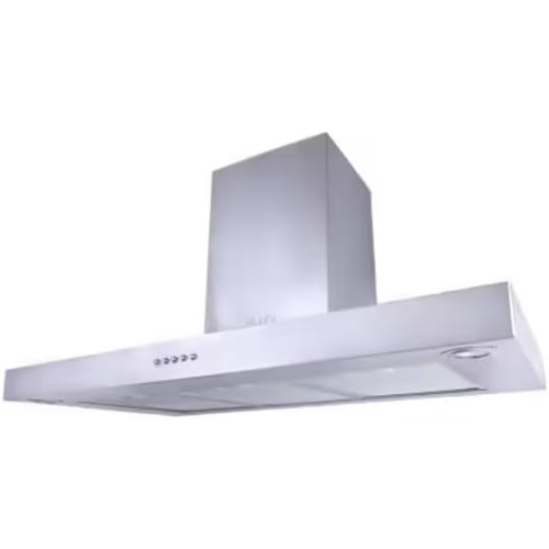 شفاط مطبخ بيورتي - لون فضي – 90 سم، قوة شفط 850 م³/ساعة، إضاءة LED، 3 سرعات - FLATO PRO X 90 CM