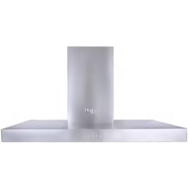 شفاط مطبخ بيورتي - لون فضي – 60 سم، قوة شفط 850 م³/ساعة، إضاءة LED، 3 سرعات - FLATO PRO X 60 CM