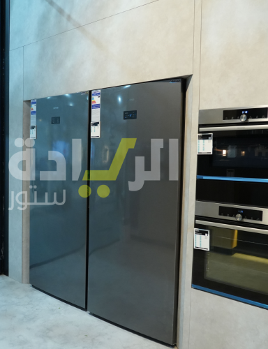 ثلاجة/فريزر جورينيا رأسي 2 في 1 592 لتر صافي إنفرتر ستانلس ستيل – موديل - FN8191OX-R