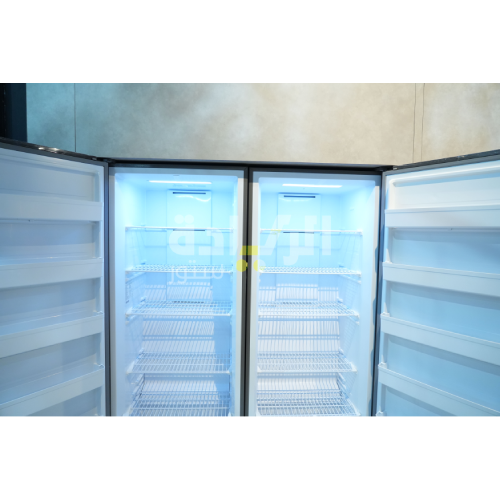 ثلاجة/فريزر جورينيا رأسي 2 في 1 592 لتر صافي إنفرتر ستانلس ستيل – موديل - FN8191OX-R