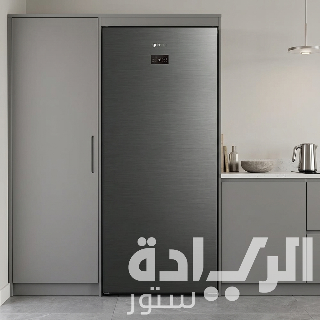 ثلاجة/فريزر جورينيا رأسي 2 في 1 592 لتر صافي إنفرتر ستانلس ستيل – موديل - FN8191OX-R