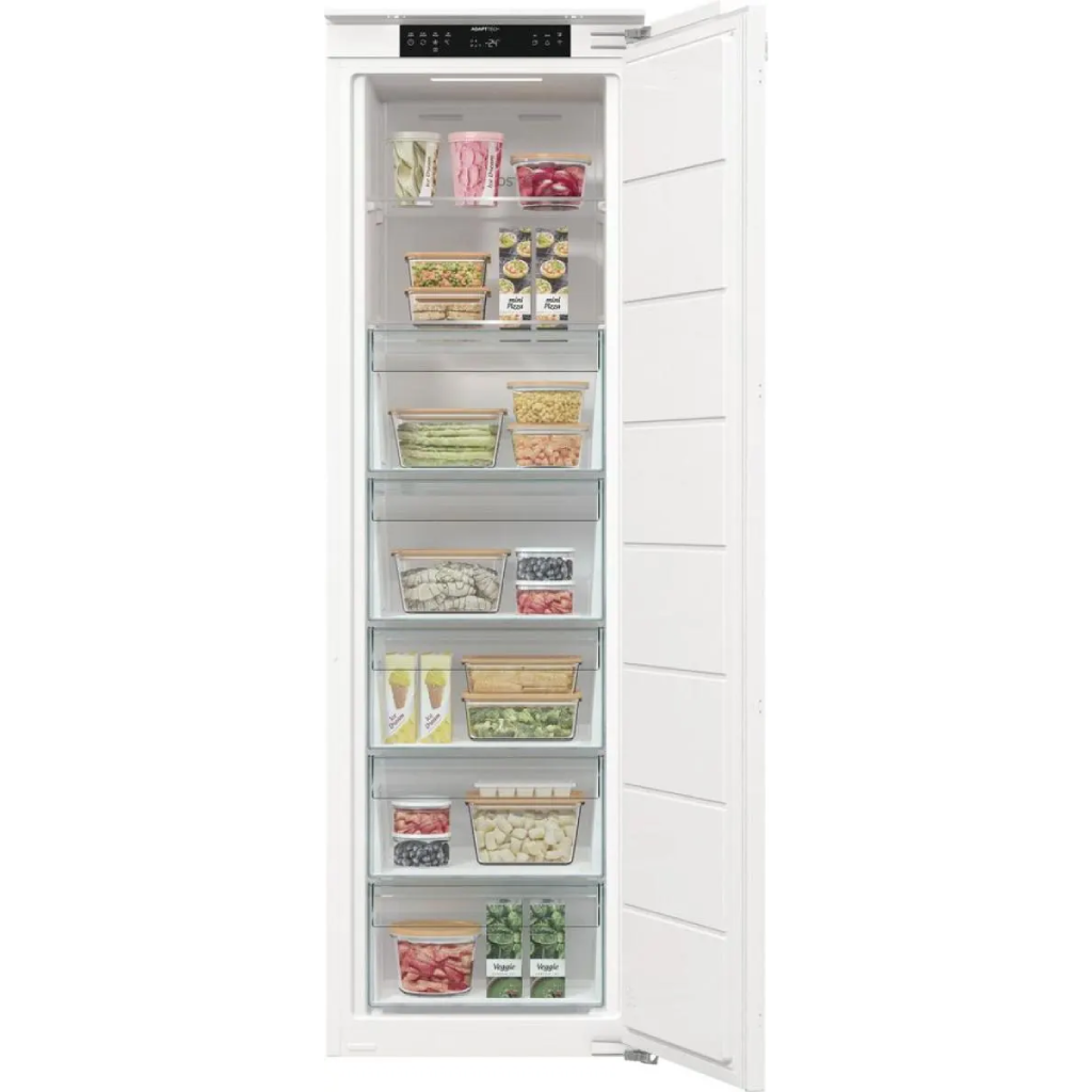 ديب فريزر بلت إن جورينيا (Gorenje) 235 لتر نوفروست بموتور إنفرتر وتقنية AdaptTech ومفصلات Door to Door – موديل FNCI517E62WF
