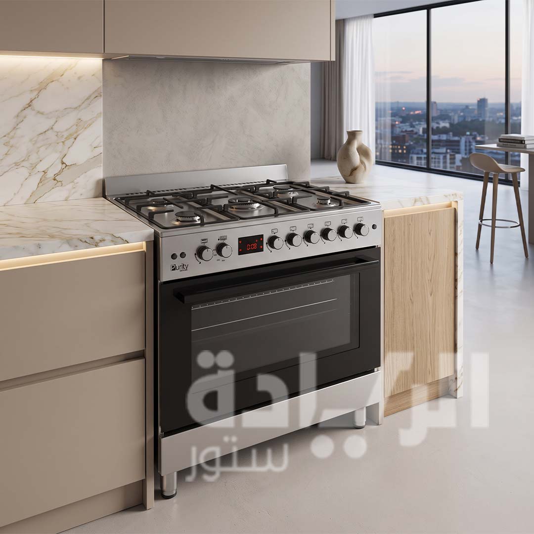 Purity 90cm Freestanding Gas Cooker, Full Safety – FRGG9050 – 120L Capacity with Italian Components (SABAF)