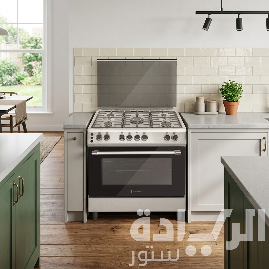 Ikomatic Gas Cooker, 5 Burners – 90 cm – Triple Burner and Multi-function Grill – Model – FS9204M