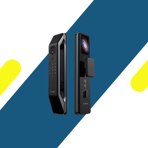 قفل باب ذكي بوش – Bosch FU6 Plus 3D Face Cat Eye – إنتركم نشط وشاشة 3.97 بوصة