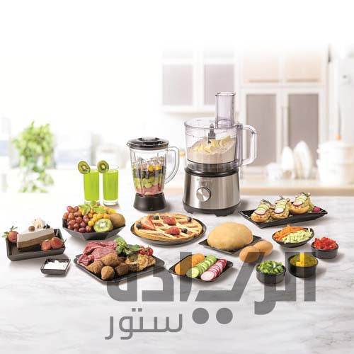 خلاط بلاك اند ديكر مع كبة وملحقاته – 800 وات – فضي – موديل - FX825