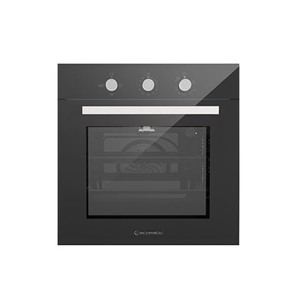 فرن بلت إن غاز إيكوماتيك 60 سم كريستال أسود – شواية غاز – سعة 67 لتر - موديل - G6404GT