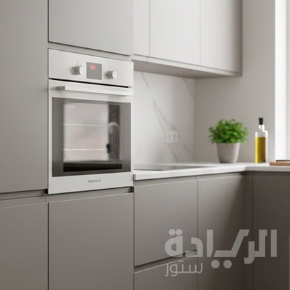 فرن غاز بلت إن إيكوماتيك مع شواية – 67 لتر – 60 سم – فضي – G6414TTD