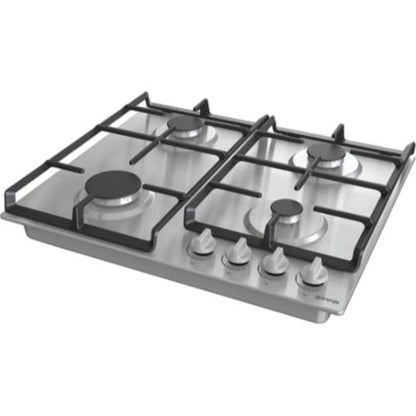 بوتاجاز غاز بلت إن جورينيا 60 سم، 4 شعلات، ستانلس ستيل – موديل – G641EX