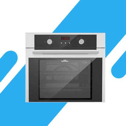 فرن بلت إن غاز إيكوماتيك 60 سم – شواية غاز – مروحة تبريد – ستانلس ستيل – 67 لتر - موديل - G6424T