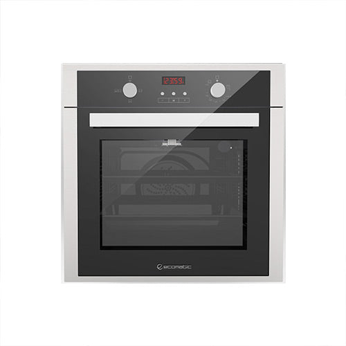 فرن بلت إن إيكوماتيك غاز بشواية غاز 60 سم - كريستال أسود بفريم ستانلس - موديل - G6434TDX