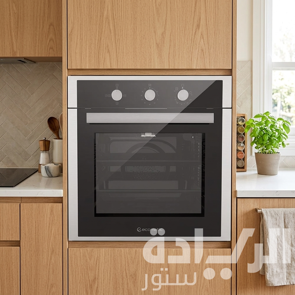 Built-in Gas Oven Ecomatic 60 cm – Stainless Steel x Black Crystal – Gas Grill – Self-Ignition - Model - G6434T