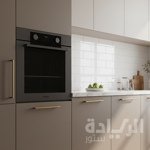 فرن بلت إن غاز إيكوماتيك 60 سم DARK INOX – سعة 83 لتر – FRYART – مروحة كونفكشن – Soft Close - G6604PRODX