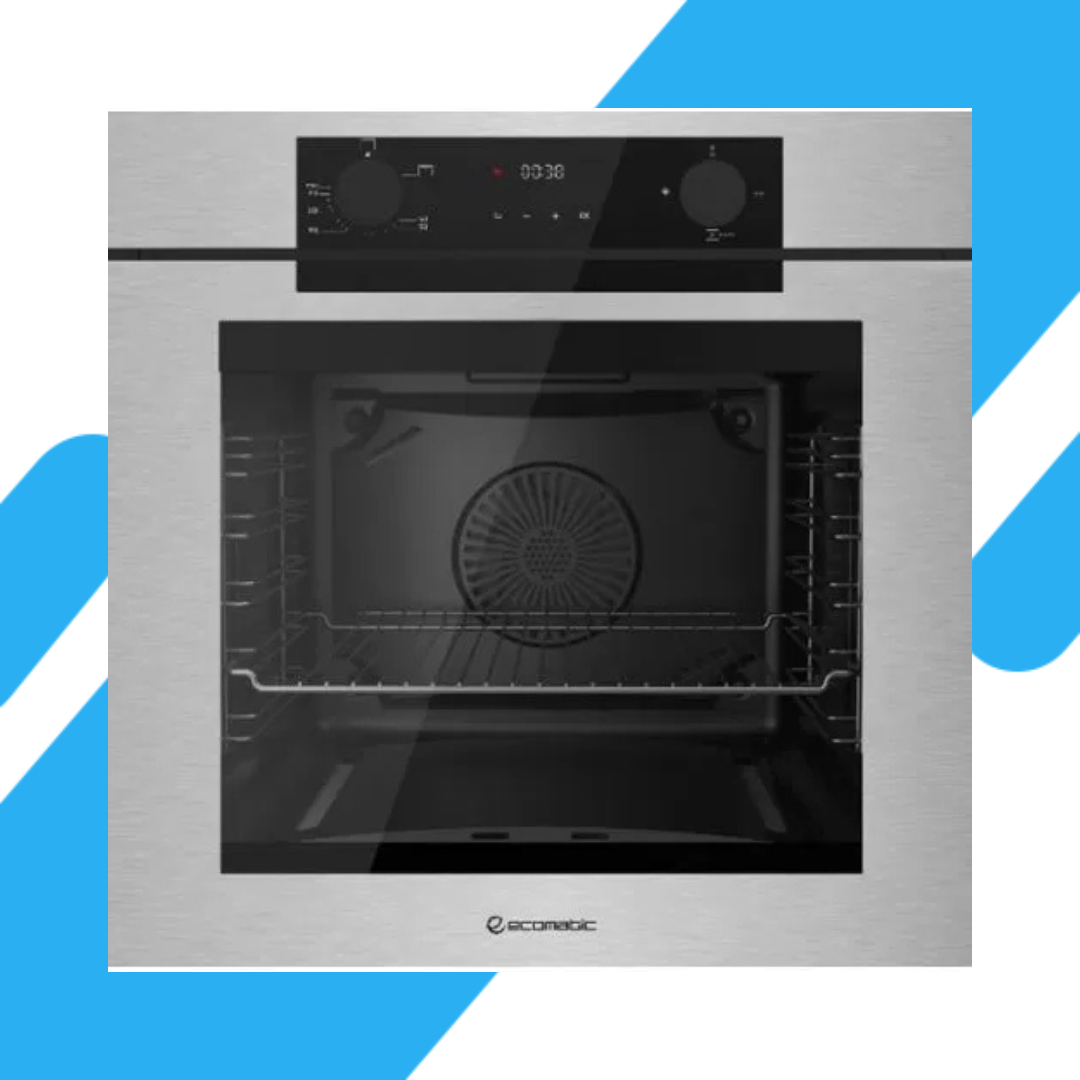 فرن بلت إن غاز إيكوماتيك 60 سم INOX – سعة 83 لتر – FRYART – مروحة كونفكشن – Soft Close - G6604PROXX