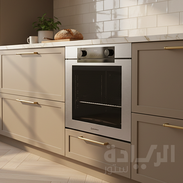فرن بلت إن غاز إيكوماتيك 60 سم INOX – سعة 83 لتر – FRYART – مروحة كونفكشن – Soft Close - G6604PROXX