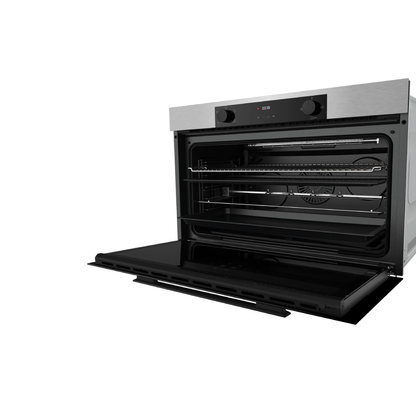 فرن غاز بلت إن إيكوماتيك (Ecomatic) 90 سم إستانلس ستيل – G9604PROXX – سعة XXL 120 لتر ديجيتال بشواية غاز