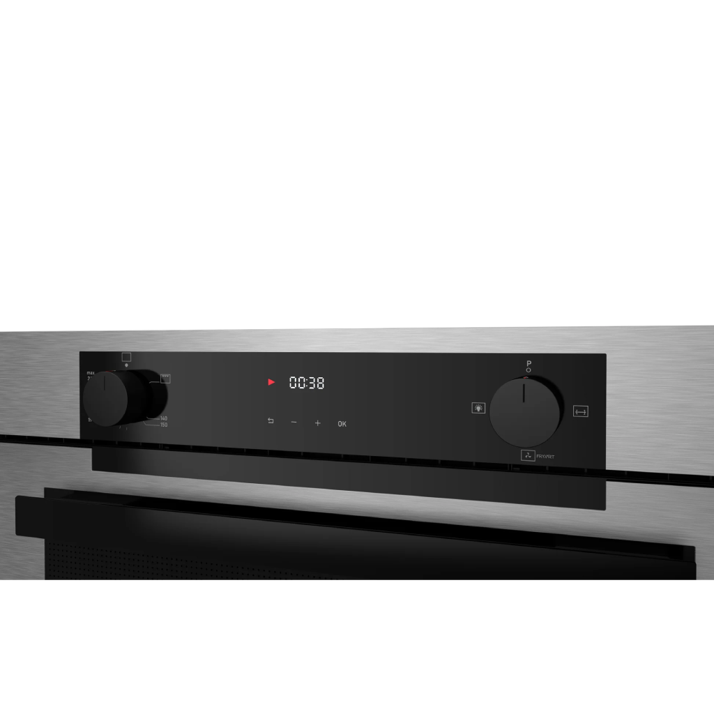 فرن غاز بلت إن إيكوماتيك (Ecomatic) 90 سم إستانلس ستيل – G9604PROXX – سعة XXL 120 لتر ديجيتال بشواية غاز