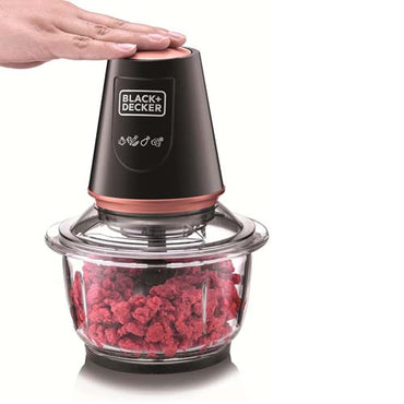 مفرمة خضروات بايركس - 400 وات - 1.2 لتر - من بلاك آند ديكر - موديل GC430