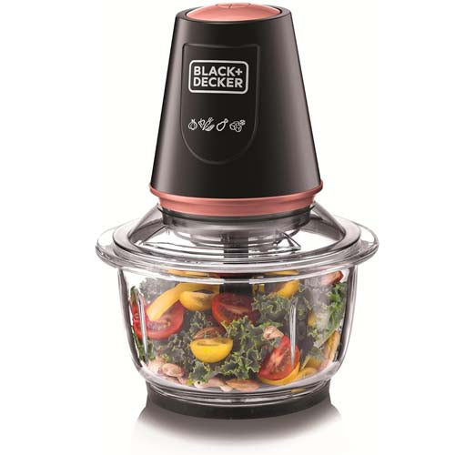 مفرمة خضروات بايركس - 400 وات - 1.2 لتر - من بلاك آند ديكر - موديل GC430