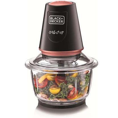مفرمة خضروات بايركس - 400 وات - 1.2 لتر - من بلاك آند ديكر - موديل GC430