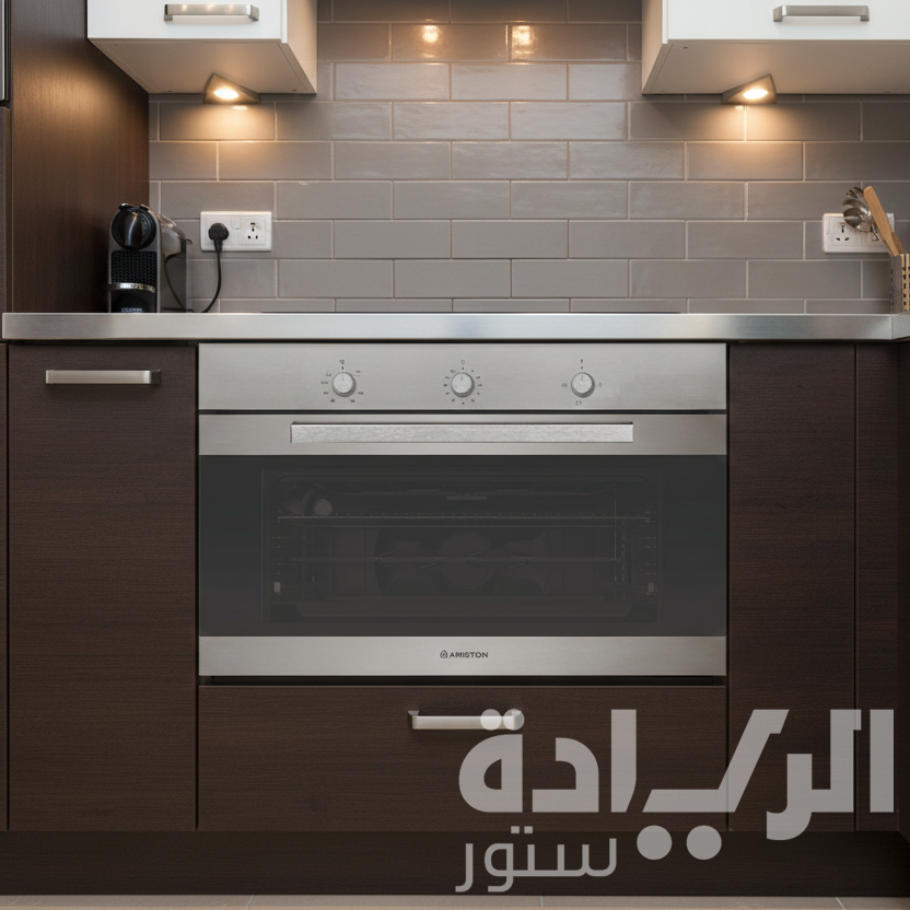 فرن غاز بلت إن اريستون 90 سم – 106 لتر (Ariston) – GESM 53 IX A 30 – شواية كهرباء