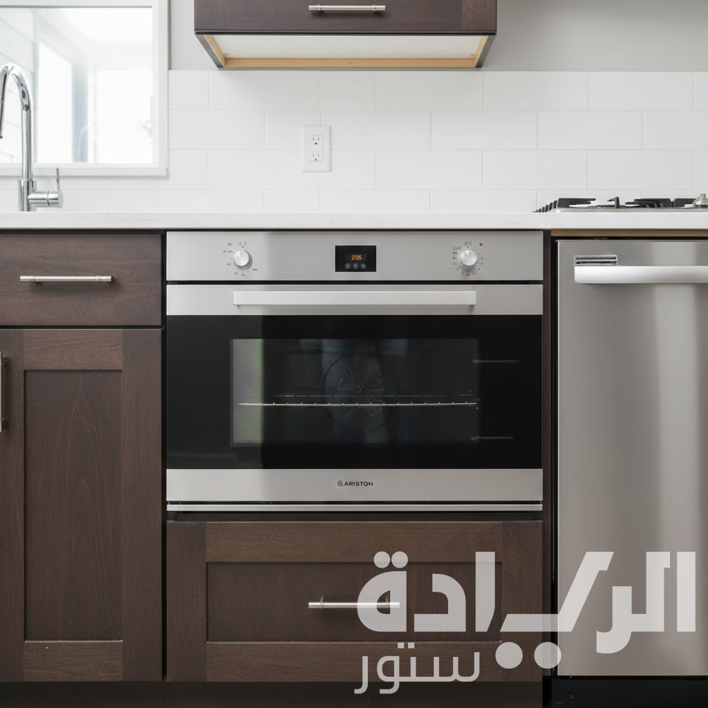 فرن غاز بلت إن اريستون 90 سم – 97 لتر (Ariston) – GESM 55 IX A 30 – شواية كهرباء