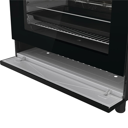 بوتاجاز كامل غاز جورينيا 90 سم غاز - أسود – 5 شعلة – فرن غاز 110 لتر – موديل - GGI9C21B